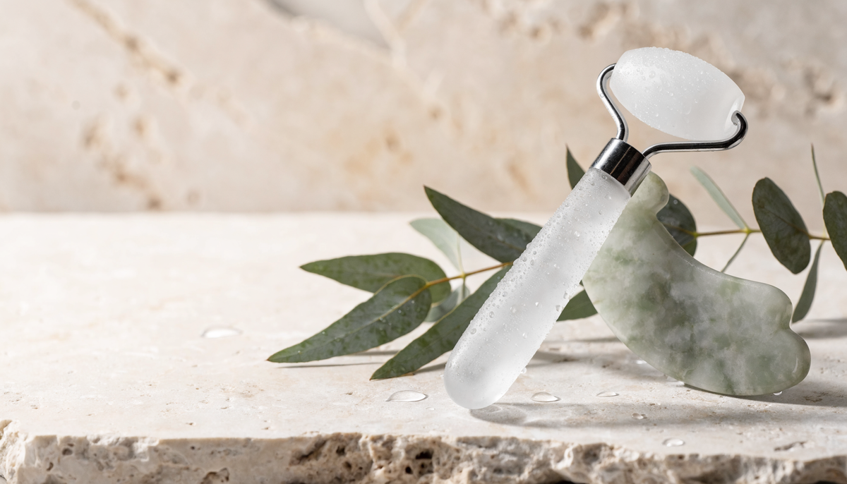 Cooling skincare tools hero banner for Sun & Supply Co.